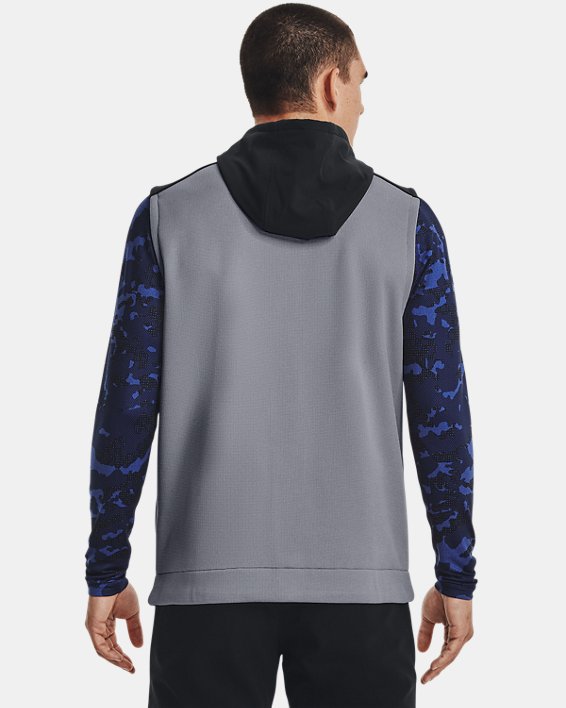 남성 UA Storm SweaterFleece 베스트 in Gray image number 1